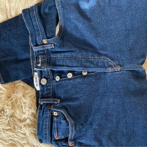 Re/Done High Rise Dark Blue Jeans